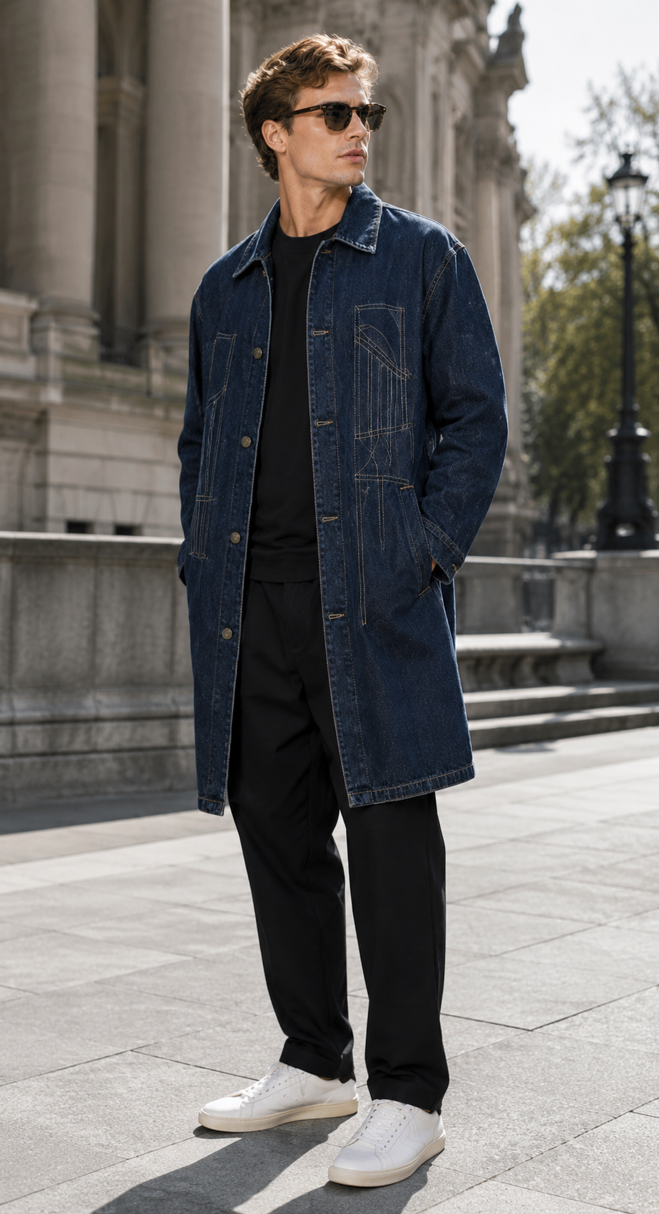 Arcline Denim Overcoat