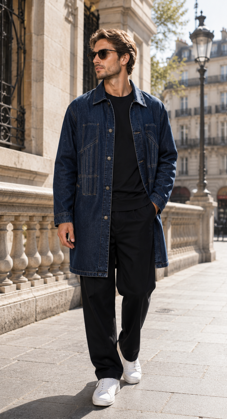 Arcline Denim Overcoat